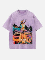 Zara Larsson Print Round Neck T-shirt