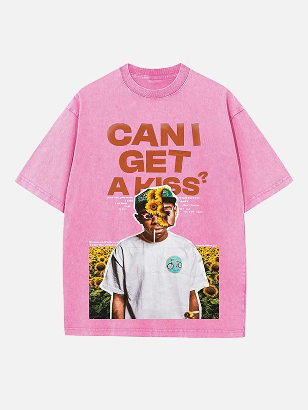 Tyler, The Creator Print Round Neck T-shirt