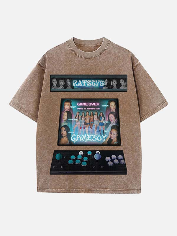 KATSEYE Print Round Neck T-shirt