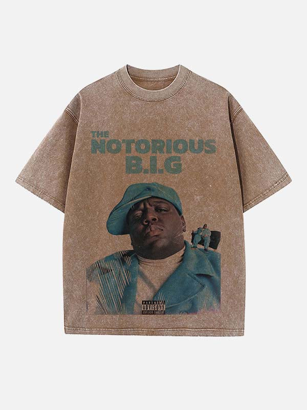The Notorious B.I.G. Print Round Neck T-shirt