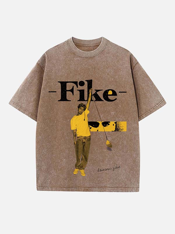 Dominic Fike Print Round Neck T-shirt