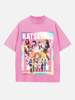 KATSEYE Print Round Neck T-shirt