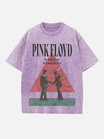 Pink Floyd Print Round Neck T-shirt