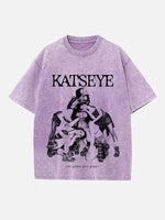 KATSEYE Print Round Neck T-shirt