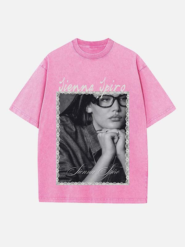 Sienna Spiro Print Round Neck T-shirt