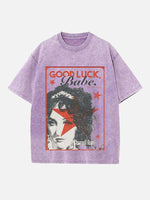 Chappell Roan Print Round Neck T-shirt