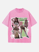 KATSEYE Print Round Neck T-shirt