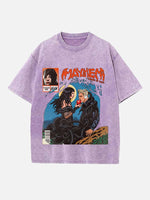 Lady Gaga Print Round Neck T-shirt