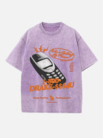 Drake Print Round Neck T-shirt