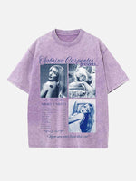 Sabrina Carpenter Print Round Neck T-shirt