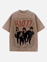 Paramore Print Round Neck T-shirt