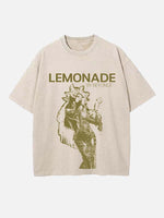 Beyoncé Print Round Neck T-shirt