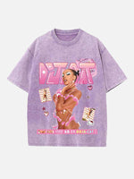 Doja Cat Print Round Neck T-shirt