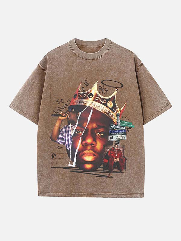 The Notorious B.I.G. Print Round Neck T-shirt