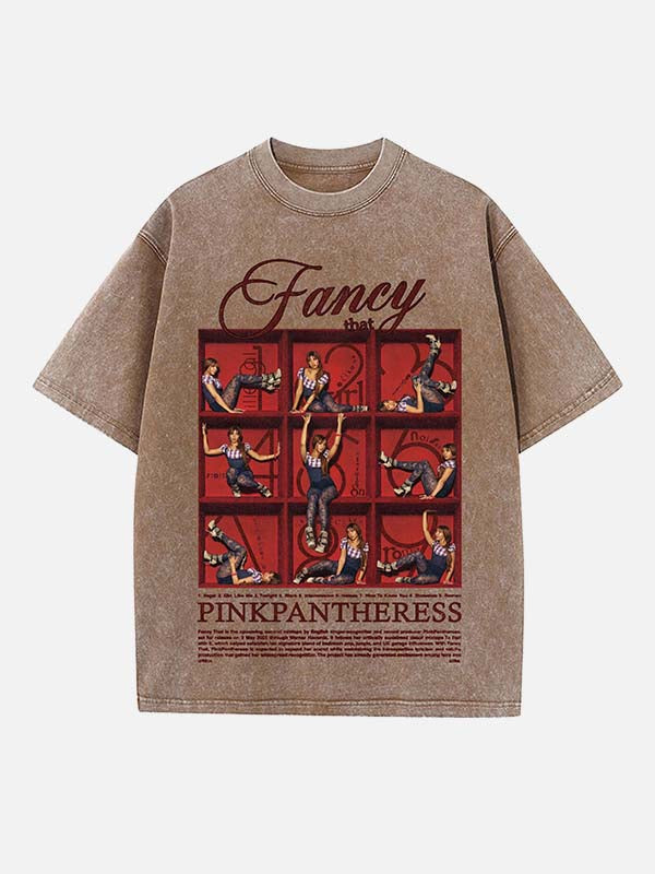 PinkPantheress Print Round Neck T-shirt