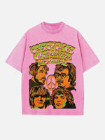 Creedence Clearwater Revival Print Round Neck T-shirt