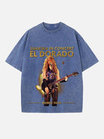 Shakira Print Round Neck T-shirt