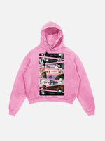 Ariana Grande Print Slant Pockets Hoodie