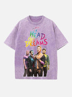 Coldplay Print Round Neck T-shirt