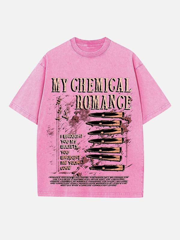 My Chemical Romance Print Round Neck T-shirt