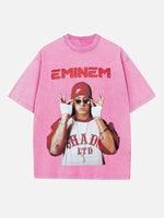 Eminem Print Round Neck T-shirt