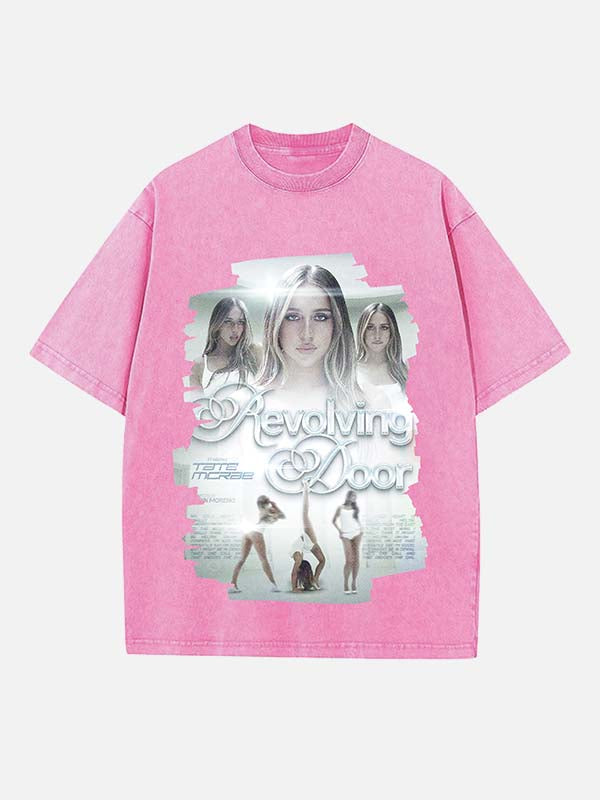 Tate McRae Print Round Neck T-shirt