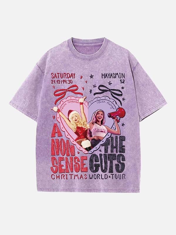 Sabrina Carpenter Print Round Neck T-shirt