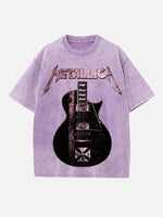 Metallica Print Round Neck T-shirt