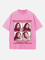 Beabadoobee Print Round Neck T-shirt