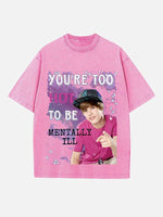 Justin Bieber Print Round Neck T-shirt