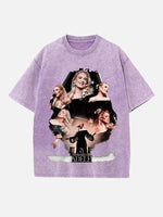 Adele Print Round Neck T-shirt
