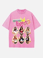 KATSEYE Print Round Neck T-shirt