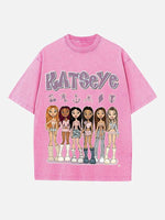 KATSEYE Print Round Neck T-shirt