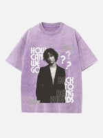 Sombr Print Round Neck T-shirt