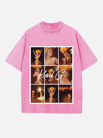 Karol G Print Round Neck T-shirt