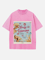 Sabrina Carpenter Print Round Neck T-shirt