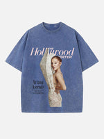Ariana Grande Print Round Neck T-shirt