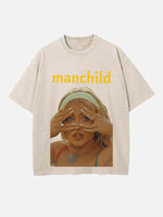 Sabrina Carpenter Print Round Neck T-shirt