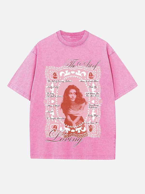 Olivia Dean Print Round Neck T-shirt
