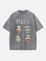 KISS Print Round Neck T-shirt