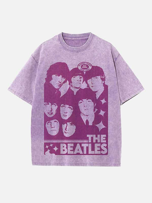 The Beatles Print Round Neck T-shirt