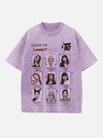TWICE Print Round Neck T-shirt