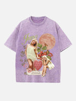 Sabrina Carpenter Print Round Neck T-shirt