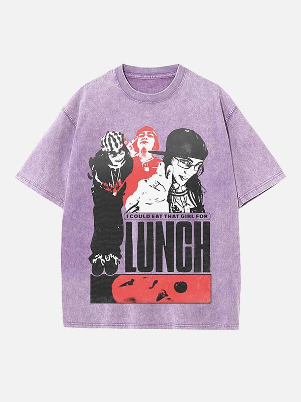 Billie Eilish Print Round Neck T-shirt