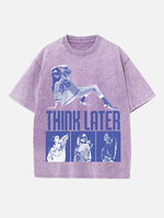 Tate McRae Print Round Neck T-shirt