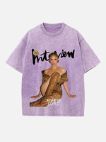 Jennifer Lopez Round Neck T-shirt