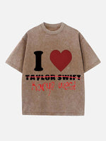 Kanye West Print Round Neck T-shirt