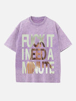 Tate McRae Print Round Neck T-shirt