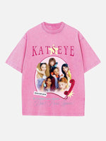 KATSEYE Print Round Neck T-shirt
