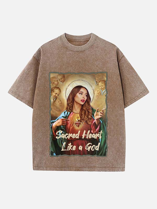 Ariana Grande Print Round Neck T-shirt